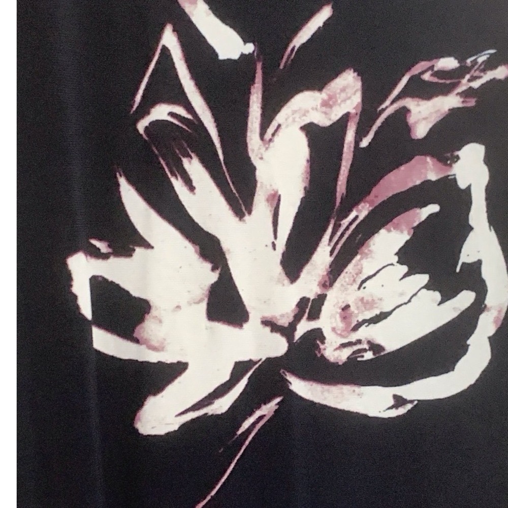 Lauren Ralph Lauren Dress Womens 12 Navy Floral Sleeveless Trapeze Swing Lined - Picture 5 of 10